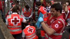 El sexto encierro de San Fermín 2018 acaba con dos heridos leves