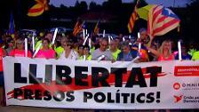 La Diada comenzó anoche con varios actos reivindicativos por la independencia