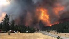 Incendio en el Condado de Shasta ha forzado la evacuación de decenas de personas