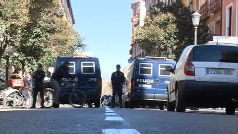 Protesta de los afectados por la hipoteca (PAH) de Barcelona