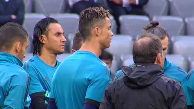 Último entrenamiento antes de la semifinal ante el Bayern