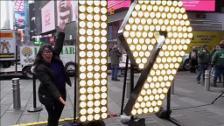 El nuevo año ya llega a Times Square en Nueva York