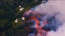 Los ríos de lava del volcán Kilauea (Hawái) obliga a desalojar mil setecientas viviendas