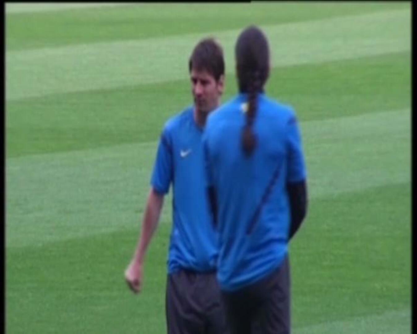 Messi y su novia Antonella serán padres en otoño