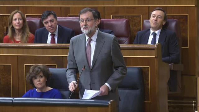 Rajoy acusa a Sánchez de &quot;chantajear &quot; a los partidos