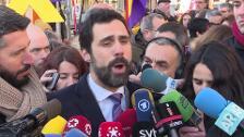 Roger Torrent: "Es un día doloroso"