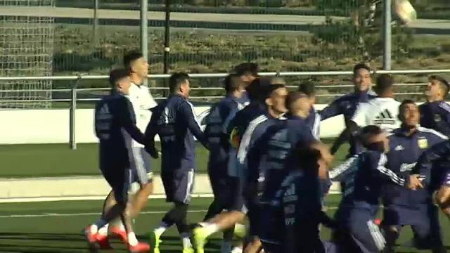 Messi continúa con los entrenamientos en Valdebebas