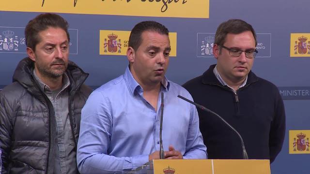 Reunión entre el secretario de Estado de Infraestructuras y los sindicatos de los estibadores