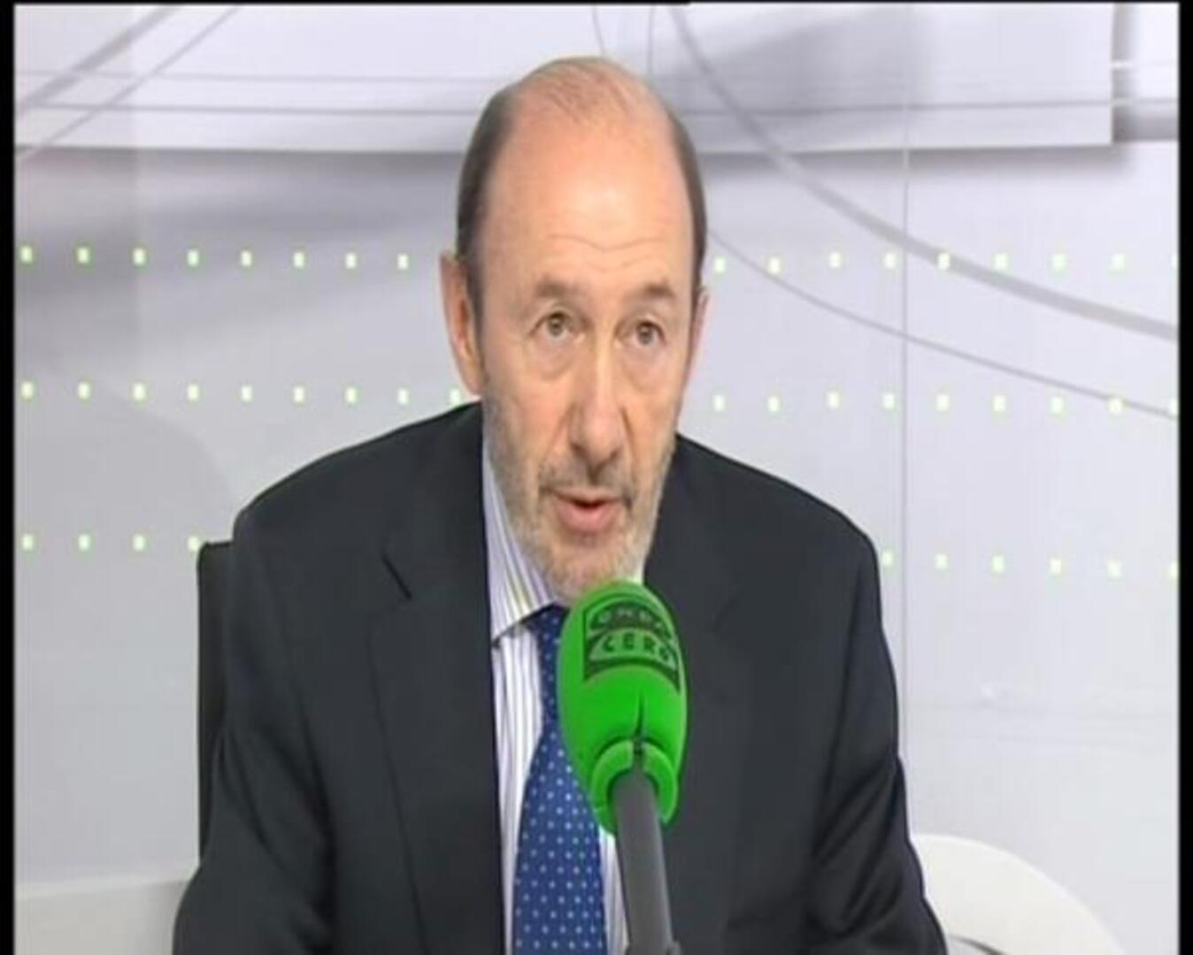 Rubalcaba: «Tengo mis ahorros en Bankia y no voy a hacer nada»