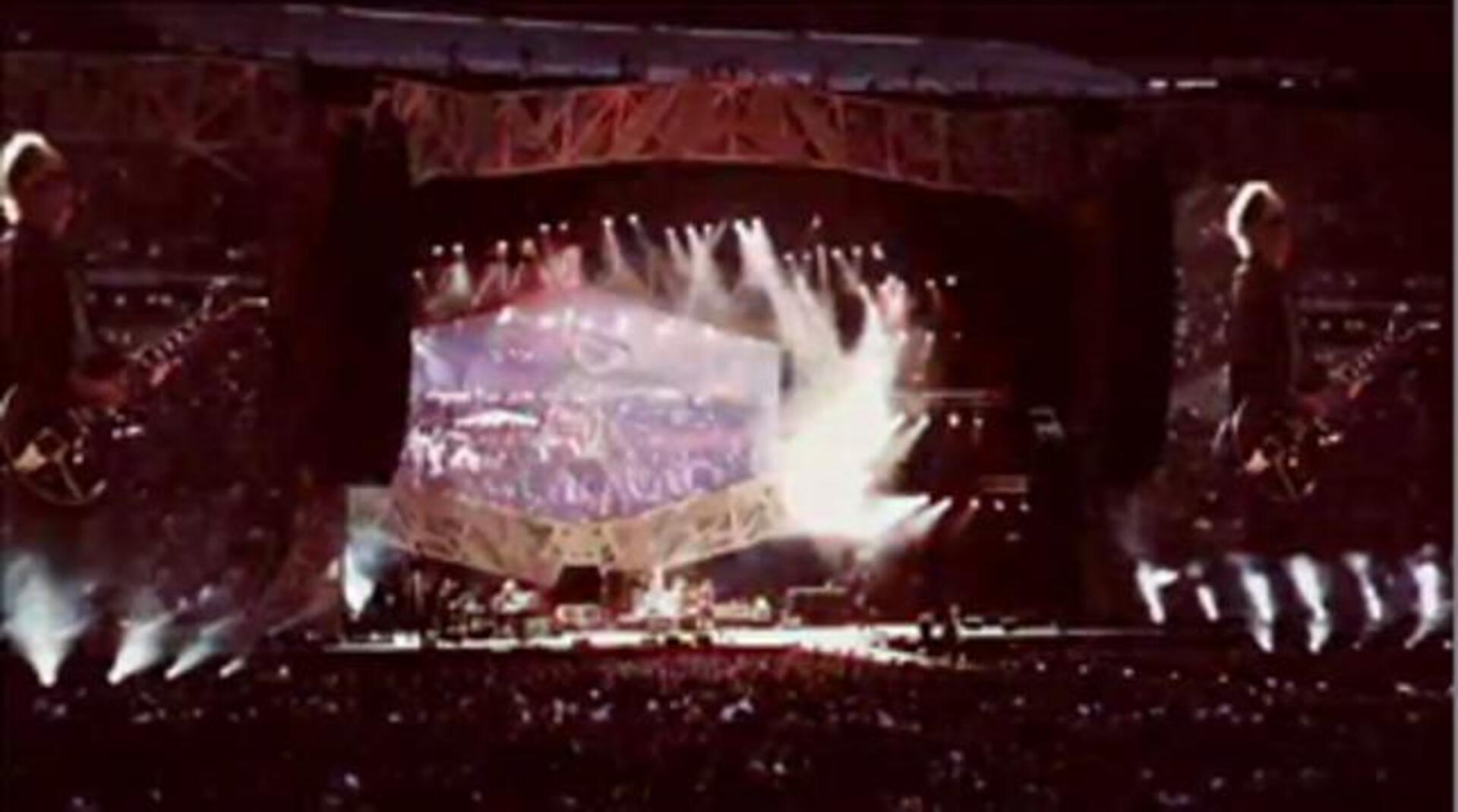 Mick Jagger y Keith Richards, durante un concierto de los Rolling Stones en Madrid