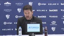 Simeone destaca la "ilusión, entusiasmo y tranquilidad" que han generado sus jugadores