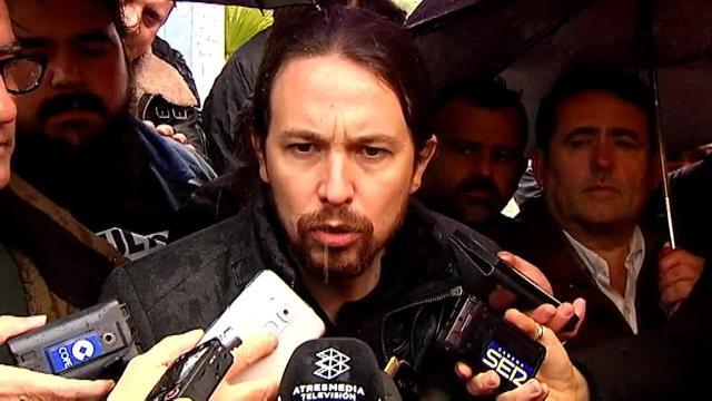 Iglesias y Cañamero, en la prisión de Jaén