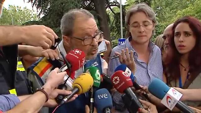 Diez heridos tras derrumbarse cinco forjados del Hoter Ritz