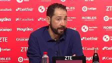 Pablo Machín: "Soy el máximo responsable de los posibles pitos"