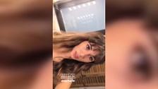 Aitana innova con su pelo y el experimento no termina bien