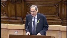 Quim Torra: "Nuestro presidente es Puigdemont y seremos leales al mandato del 1-O"