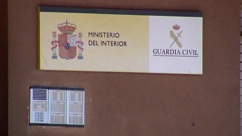 Imagen del detenido a su llegada al juzgado