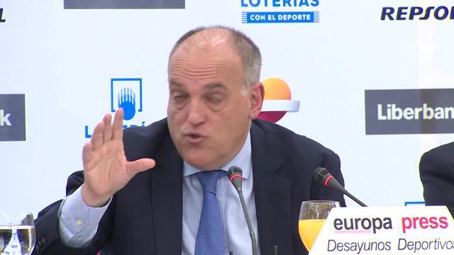 Tebas: &quot;Los jugadores del Reus estaban secuestrados&quot;