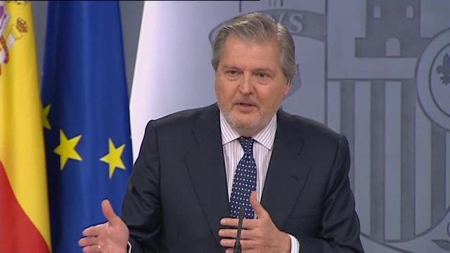 El ministro portavoz, Íñigo Méndez de Vigo