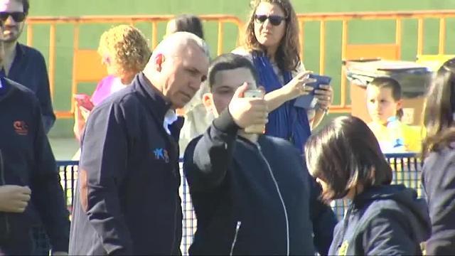 Hristo Stoichkov, durante el acto