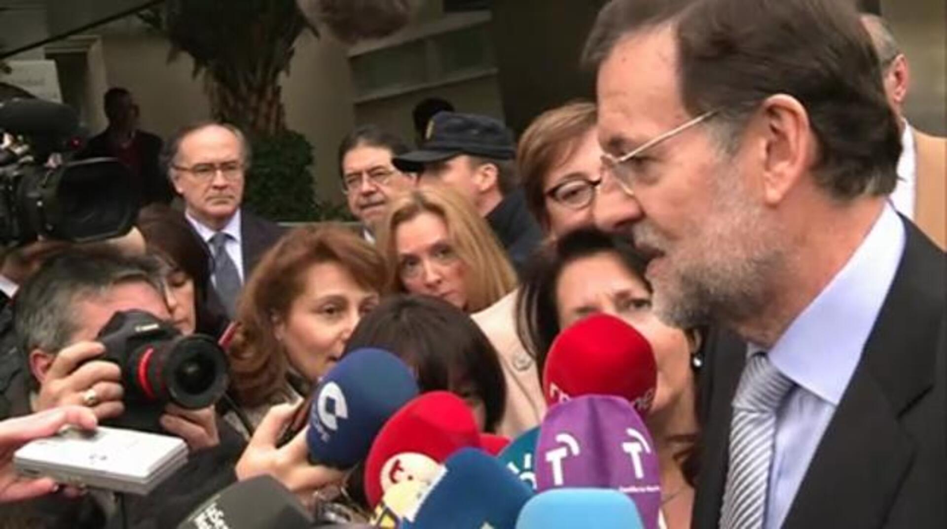 Rajoy: «El Rey ha desayunado dos huevos fritos»