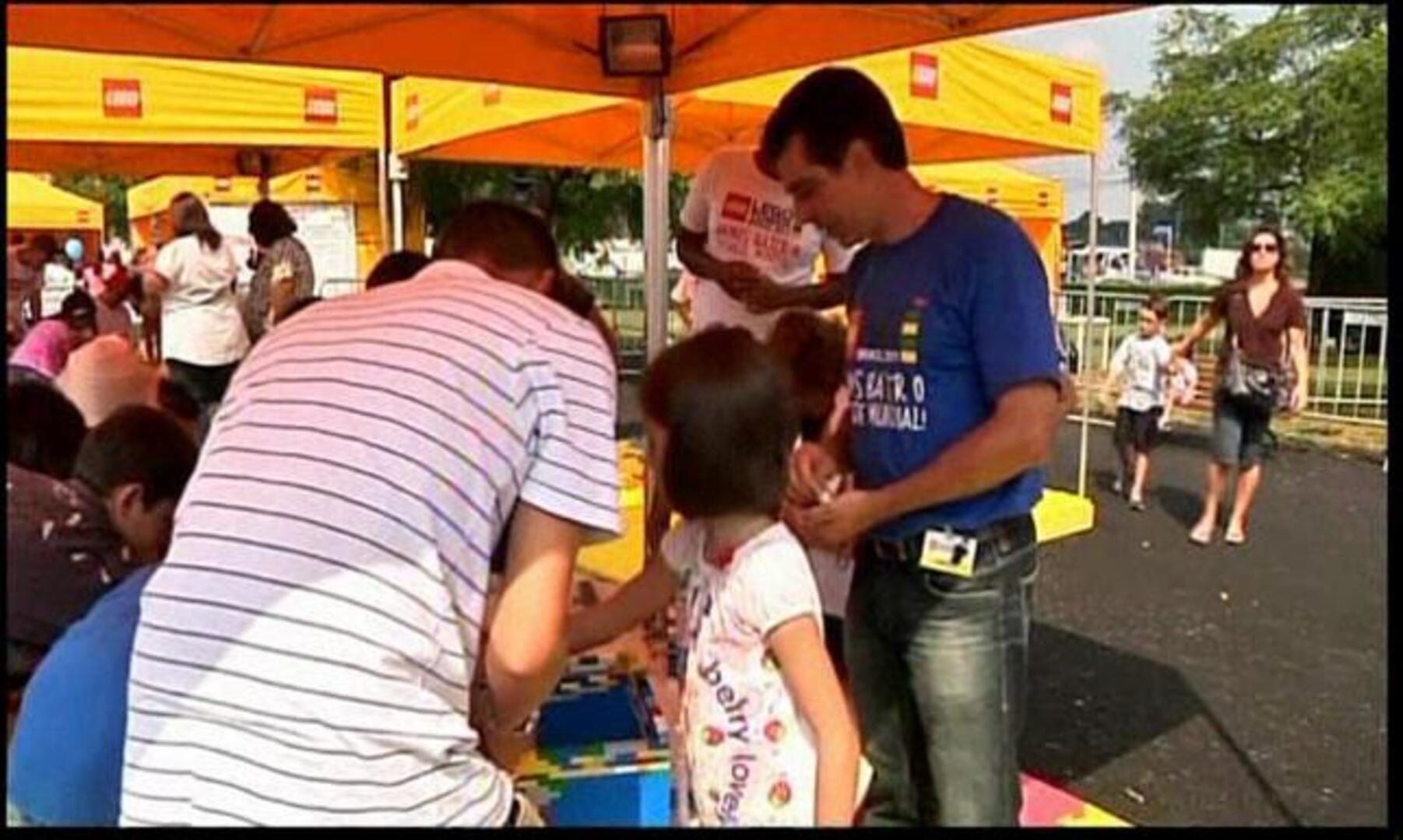 La torre de Lego más alta, en Brasil