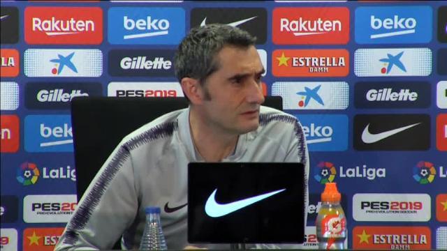 Valverde: &quot;Es posible que Messi descanse&quot;