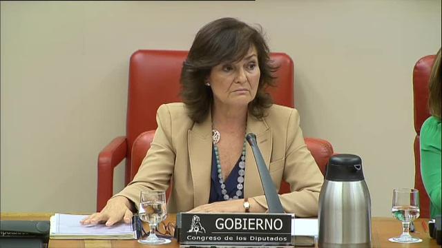 Carmen Calvo pide &quot;mejor protección y atención&quot; para las mujeres y menores víctimas de la violencia de género