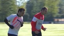 Cazorla se entrena en solitario en Oviedo