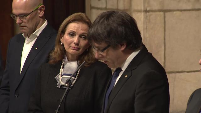 Puigdemont, en un acto reciente