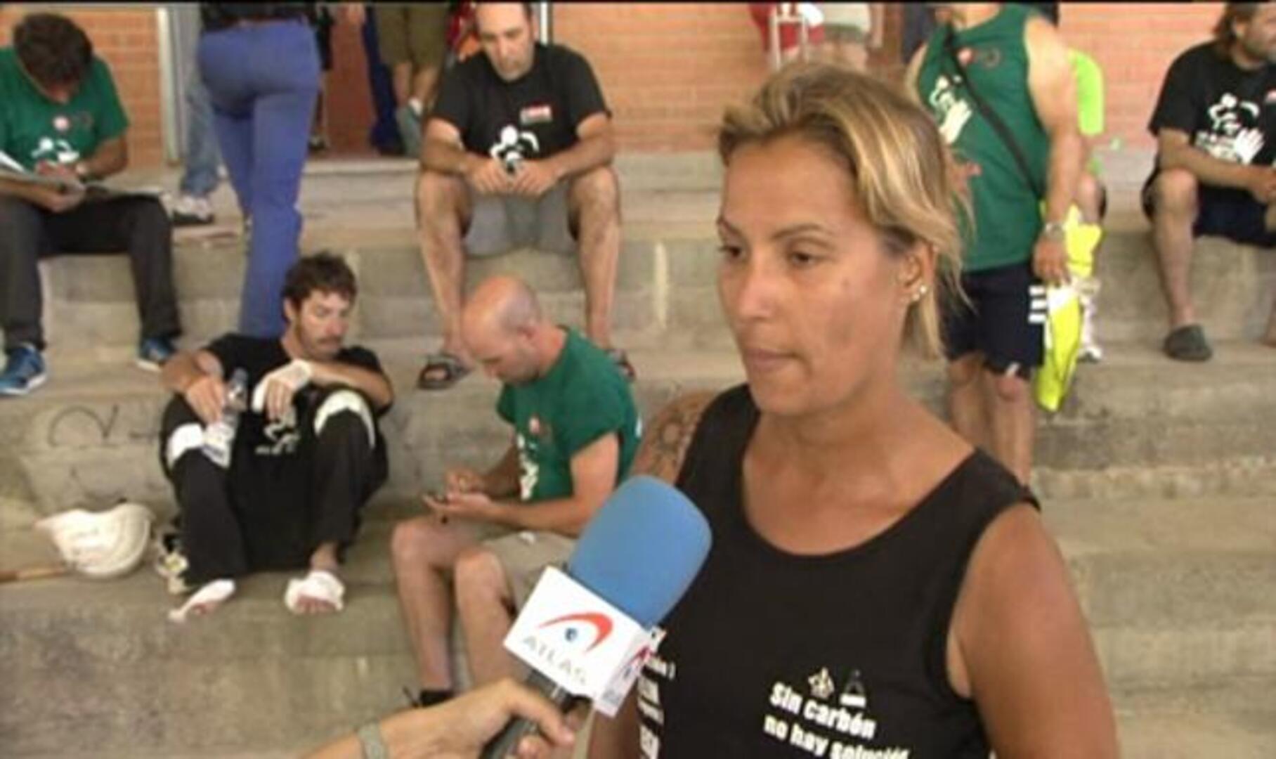 Azuqueca de Henares brinda un recibimiento «de cine» a los mineros, que se acercan a Madrid