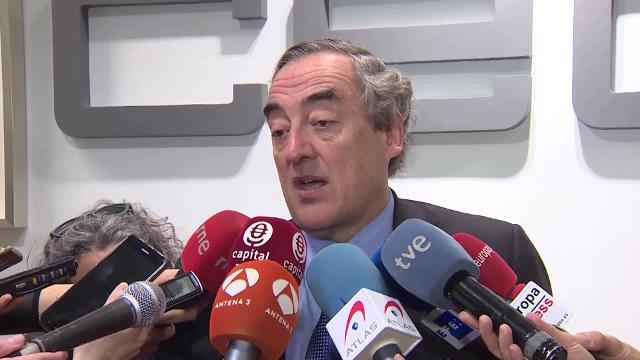 El presidente de la CEOE, Juan Rosell