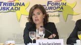 Santamaría: «Puigdemont tensa la cuerda para superar la cuestión de confianza de la CUP»