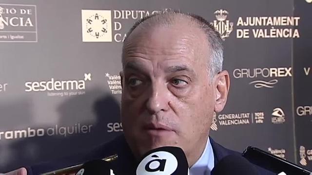 Tebas sobre el gol de Suárez: &quot;Podría haber falta pero no es jugada de VAR para haber cambiado la decisión del árbitro&quot;