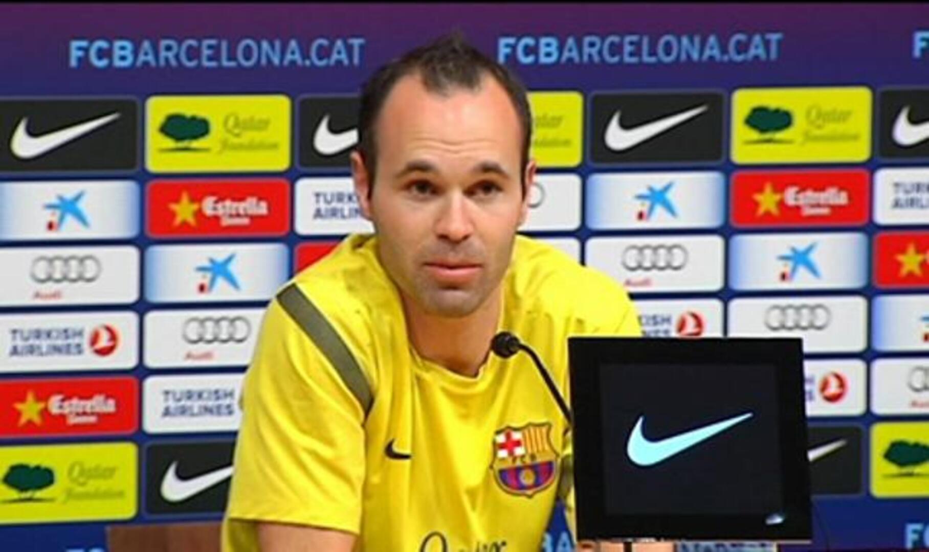 Iniesta: «Vamos a Londres con la intención de ganar»