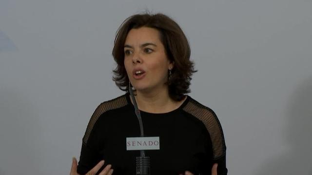 Vídeo: Soraya Sáenz de Santamaría: «Han acertado los que han estado, y han errado los que no han venido»