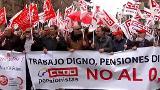 Sábado histórico en Madrid, con una manifestación de pensionistas por la mañana y otra por la tarde