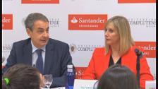Zapatero imparte conferencia en Cursos de Verano UCM
