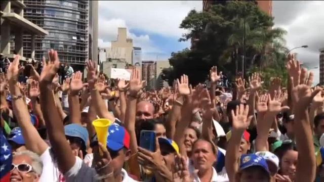 Numerosas manifestaciones en Venezuela convocadas por la oposición a Nicolás Maduro