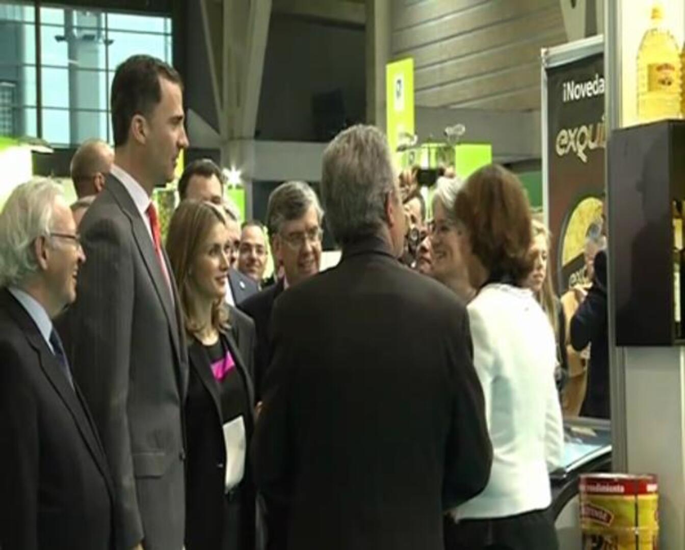 Los Príncipes inauguran Alimentaria 2012