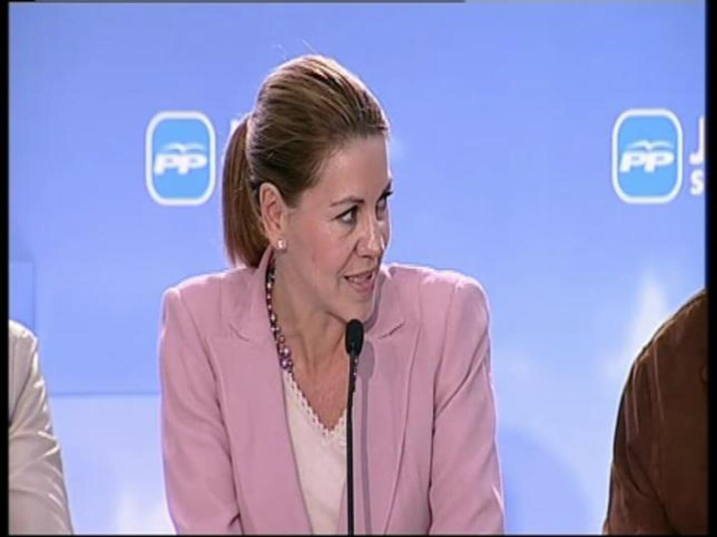 Cospedal: «El diálogo y el acuerdo son el antídoto más importante contra la ruptura»