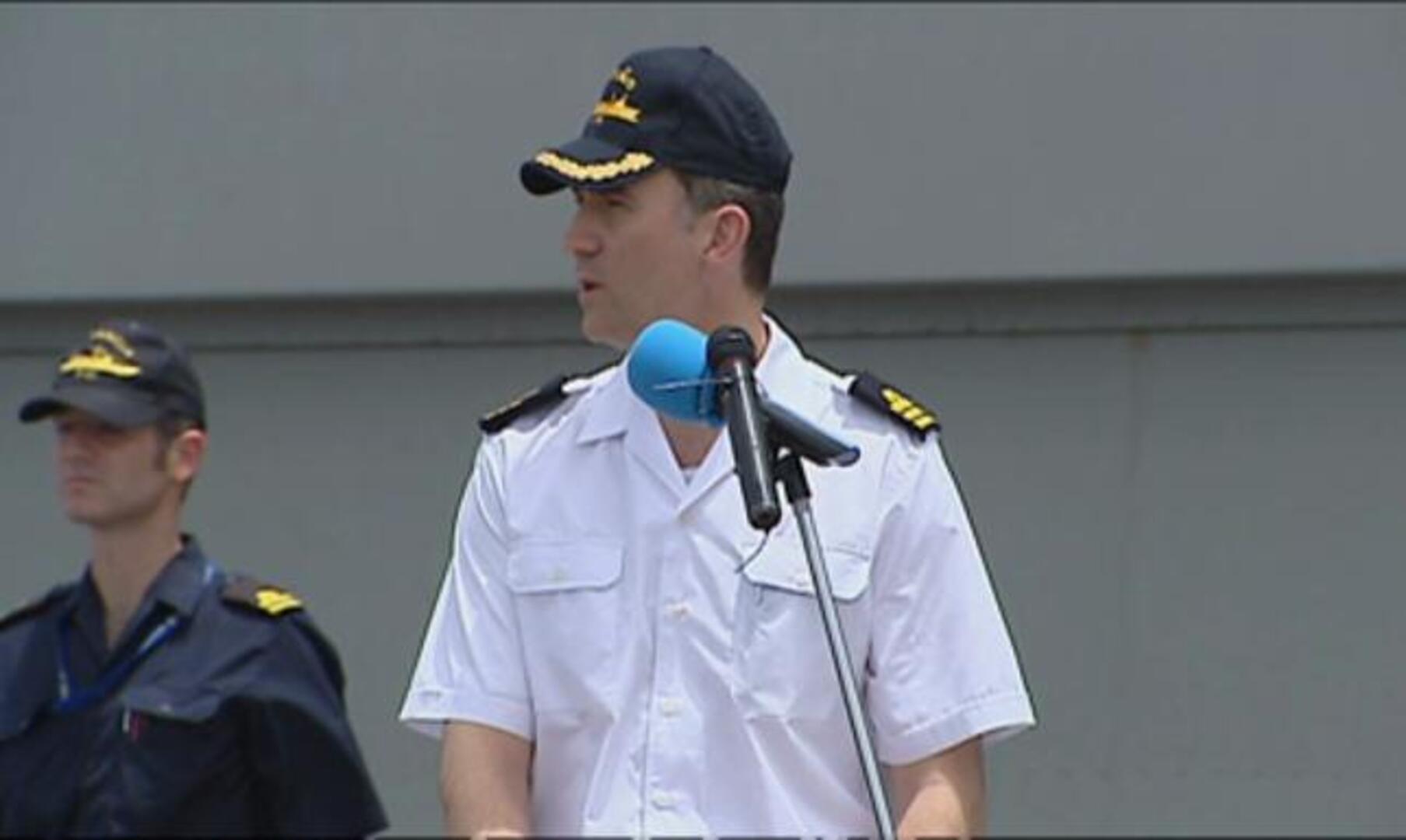 El Príncipe felicita a las tropas españolas que luchan contra la piratería