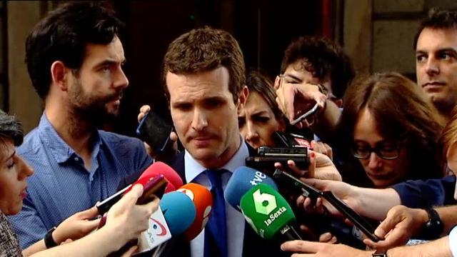 Pablo Casado: &quot;Yo sí quiero presidir el PP, no hay que esperar a que venga el futuro sino que hay que salir a conquistarlo&quot;.