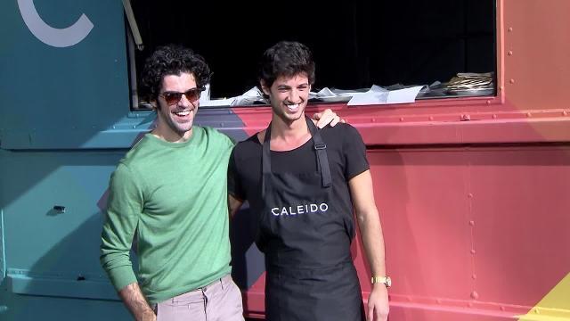 Miguel Ángel Muñoz y Jorge Brazález presentan la tapa navideña inspirada en Caleido