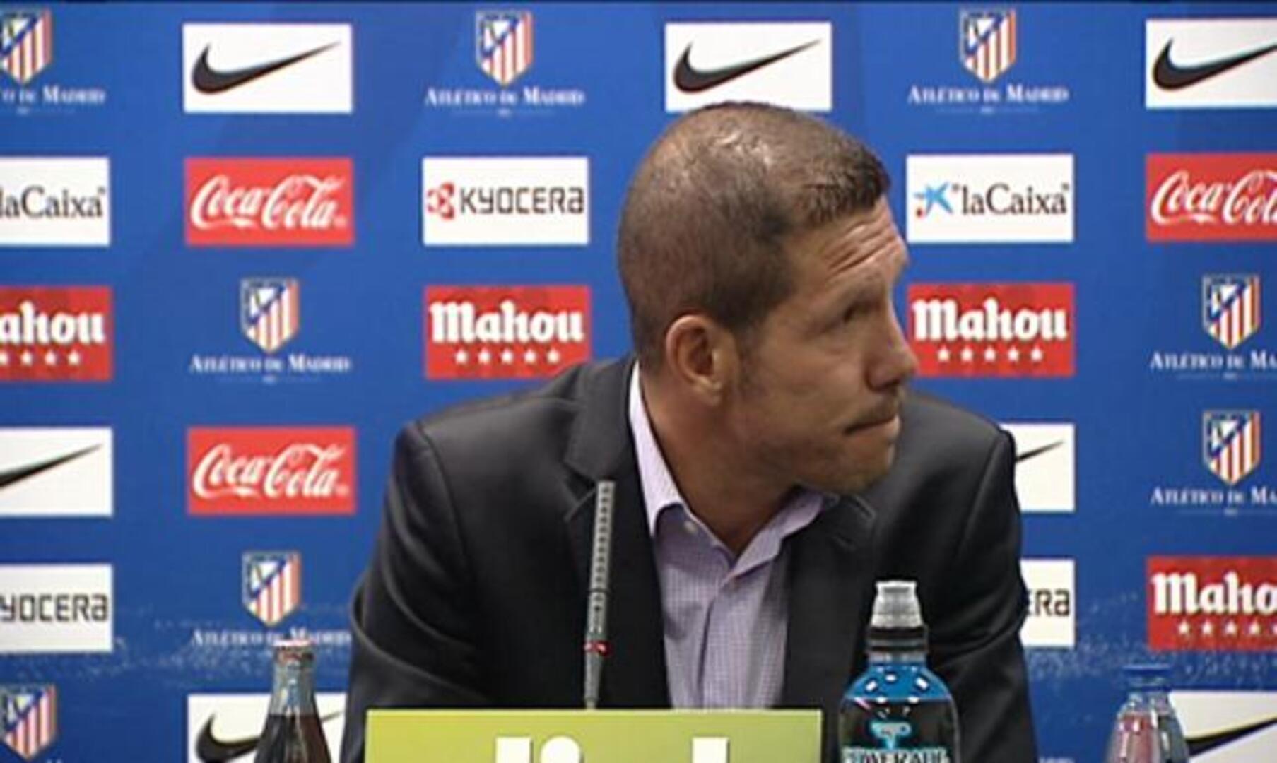 Simeone: «¿Reyes? El Atlético de Madrid es más importante que cualquier nombre»