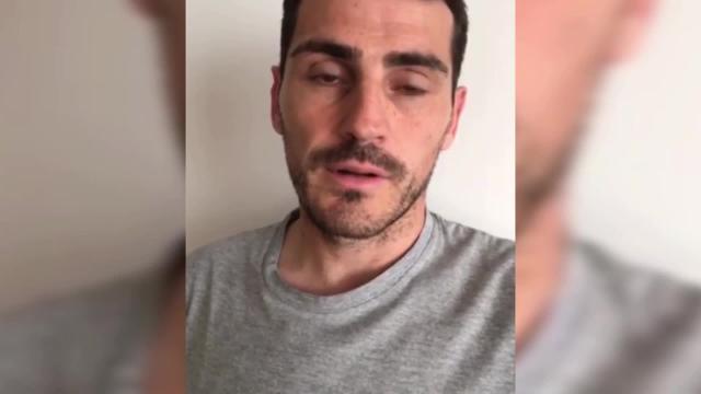 Casillas, &quot;emocionado&quot; por las muestras de cariño