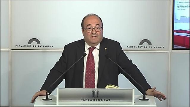 Iceta sobre el ultimátum de Torra: &quot;No habrá una negociación sobre un referéndum, no sé por que tenemos que esperar a noviembre&quot;