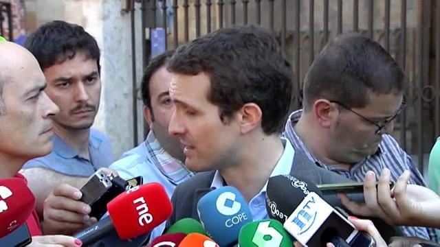 Pablo Casado: &quot;Si alguien quiere hacer guerra sucia, la militancia lo sabrá valorar en contra&quot;