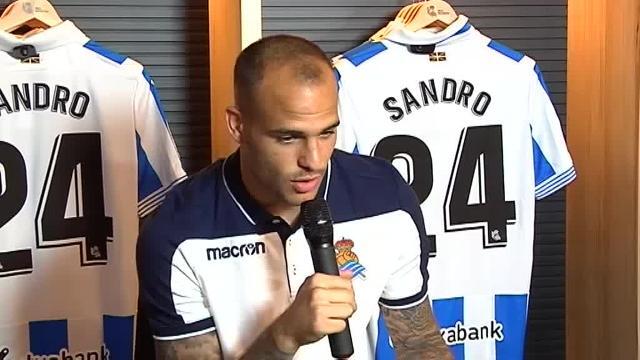 Sandro: &quot;Me siento identificado con este club&quot;