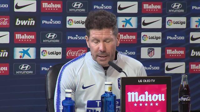 Simeone: &quot;Nosotros estamos con ilusión&quot;